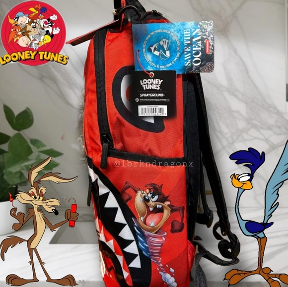 Sprayground Looney Tunes Backpack Bugs Daffy Roadrunner Tweetie Sylvester Taz - Picture 12 of 16